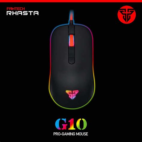 Fantech Optical Gaming Mouse G10 Rhasta Rgb Wired Mouse Pro 4d Gaming