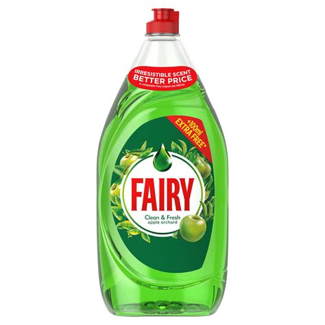 Fairy Clean And Fresh Washing Up Liquid Apple Orchard 129 L Washing Up