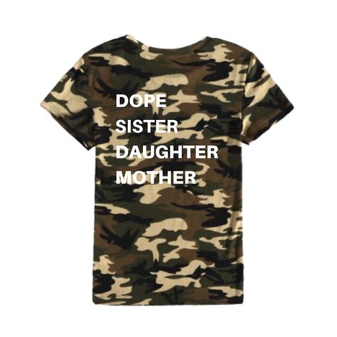 dope sister daughter mother fatigue shirt designs by tee