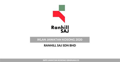 Contact and general information about ranhill group sdn bhd company, headquarter location in malaysia. Permohonan Jawatan Kosong Ranhill SAJ Sdn Bhd • Portal ...