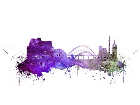 Newcastle Digital Art By Erzebet S Pixels