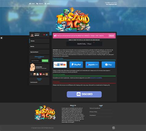 Tebex Sleekbuy Premium Tebex Template Mined Minecraft Leaks