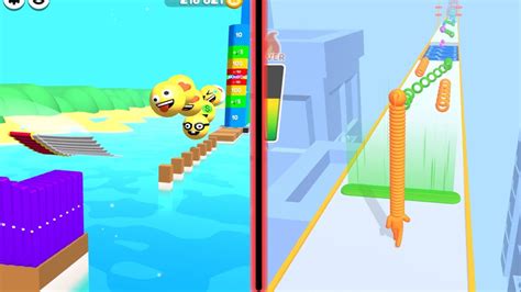 satisfying mobile games ios android games flying cut long neck run game walkthrough