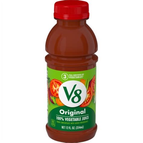 V8 Original 100 Vegetable Juice 12 Fl Oz Kroger