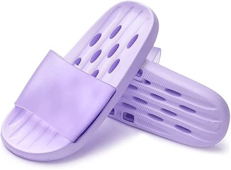 Womens Shower Shoes Slides Mens Slippers Shower Non Slip Bath Spa Home College Guests Dorm Pool