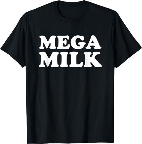 Mega Milk Big Boobs Breast Milk Funny Titties For Woman T Shirt Clothing Shoes