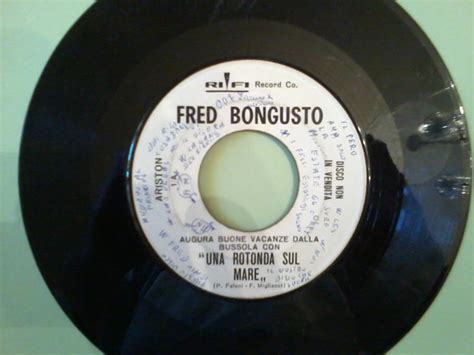 Fred Bongusto Una Rotonda Sul Mare Vinyl Discogs