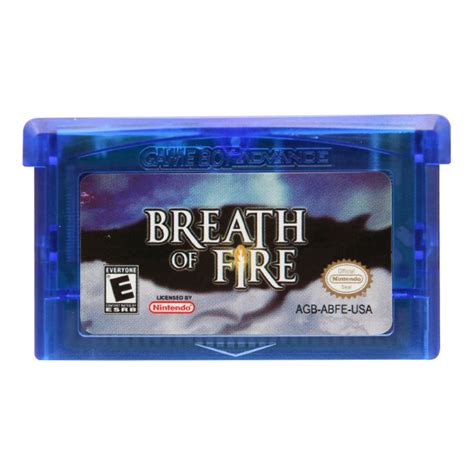 Breath Of Fire Series Game Boy Advance Gba Video Game Game Accessories