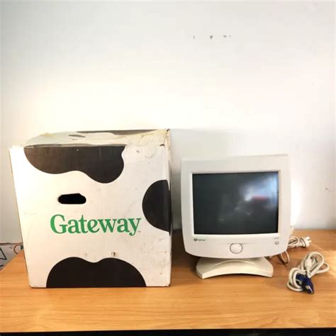 Vintage Rare Gateway Ev In Crt Monitor Mfg In Orignal Box Picclick