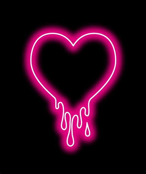 Neon Dripping Heart | Neon wallpaper, Wallpaper iphone neon, Aesthetic