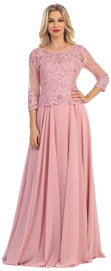 Classy Mother Of The Bride Groom Evening Gown