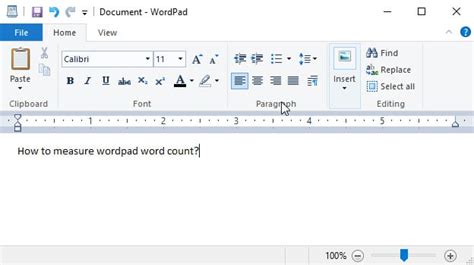 How To Measure Wordpad Word Count Easy Methods