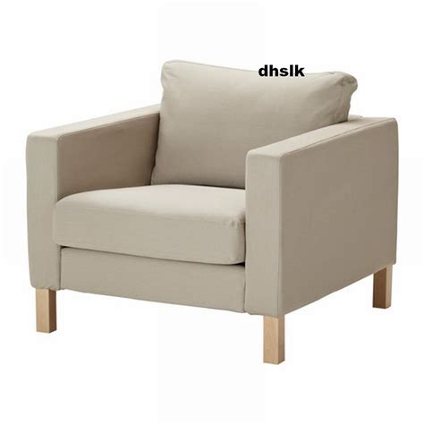 Ikea Karlstad Armchair Slipcover Chair Cover Sivik Beige