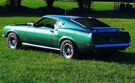 1969 Ford Mustang Mach 1 True M Code Silver Jade Classic Stock