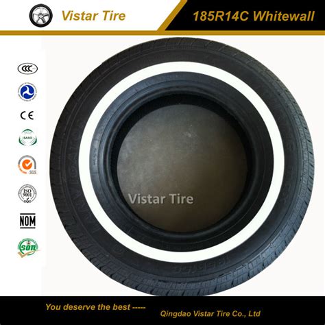 White Wall Passenger Car Tire And Pcr Tyre 185r14c 185r15c 195r14c