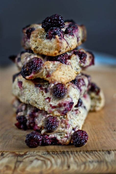 Sourdough Scones With Blackberries Feasting At Home