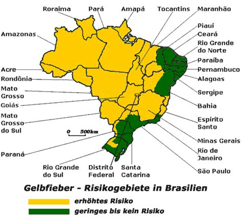 Auch gebiete in china, südkorea und dem iran werden vom rki als risikogebiete angesehen. Brasilien — Gelbfieber Risikogebiete