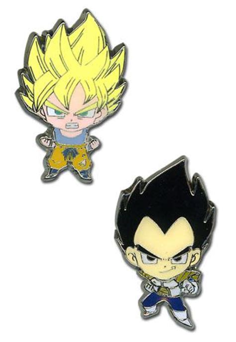 Buy Pins And Buttons Dragon Ball Z Pins Super Saiyan Goku And Vegeta