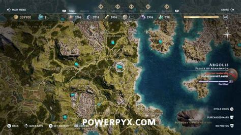 Assassins Creed Odyssey Legendary Chest Locations Map