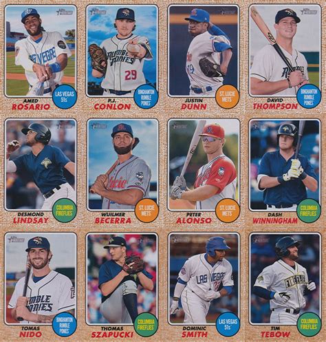 Product Spotlight 2017 Topps Heritage Minor League Collect The Mets