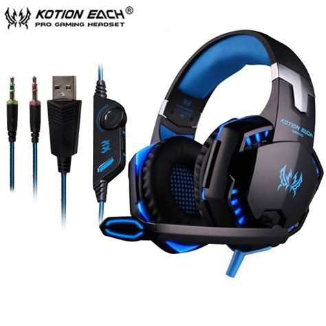 Kotion Each G2000 Wired Gaming Headset Gamer Headphones For Computer Pc
