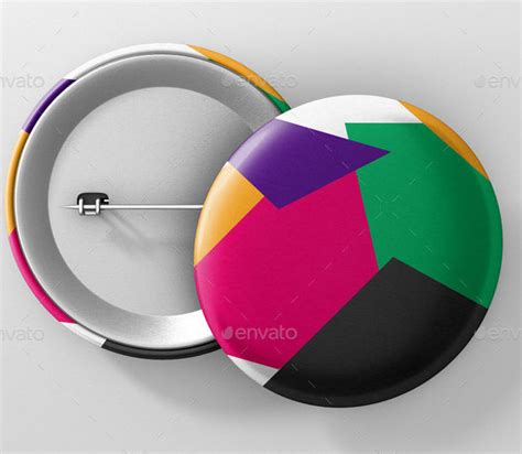 pin button badge mockups psd  design trends premium psd vector downloads