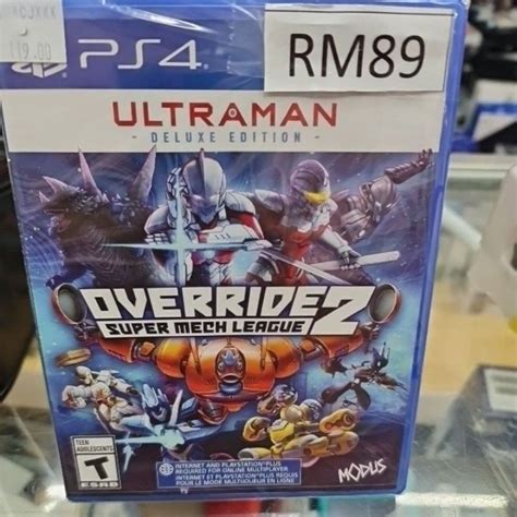 Ps4 Override 2 Super Mech League Ultraman Deluxe Edition R2 New And
