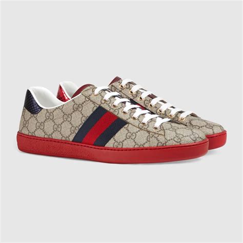 Gucci Ace Gg Supreme Luxury Sneakers Men Gucci Men Shoes Sneakers