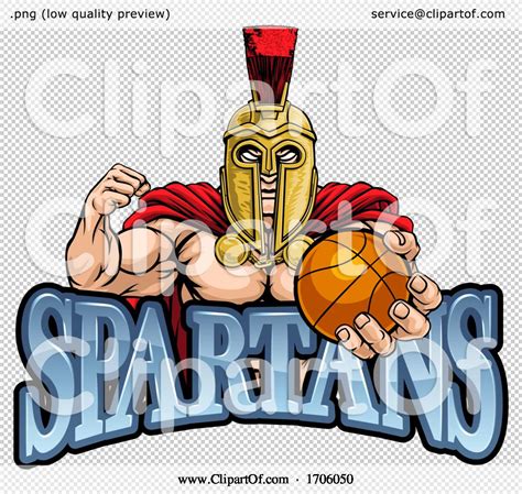Spartan Trojan Basketball Sports Mascot By Atstockillustration 1706050
