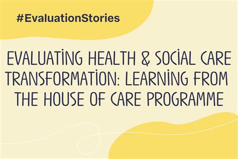 Evaluating Health And Social Care Transformation Learning From The House Of Care Programme