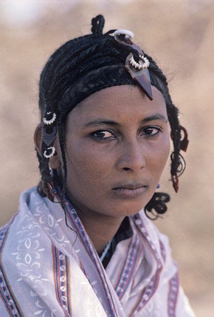 Tuareg Woman Mali This Photo Shows The Wearing Of Tuareg Hair