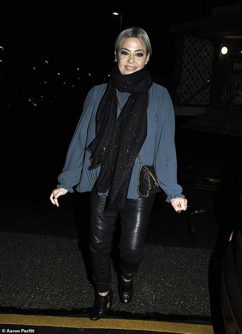 Lisa armstrong to the rescue! Lisa Armstrong looks radiant as she leaves Strictly Come ...