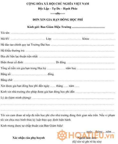 Ngoài ra, tiền giang cũng là tỉnh có nhiều tiềm năng về du lịch. Mẫu đơn xin gia hạn học phí - Đơn xin gia hạn đóng học phí ...