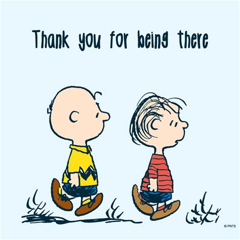 Peanuts On Twitter Thank You For Being There