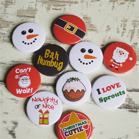 Another Super Cute Order Of Christmas Badges So Fun Making These At