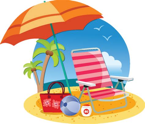 tube png plage mer vacances summer beach clipart