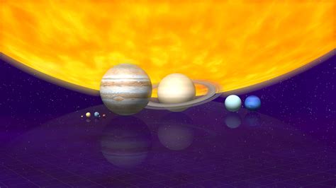 Size Comparison Of The Sun And The Planets In Our Solar System Блог