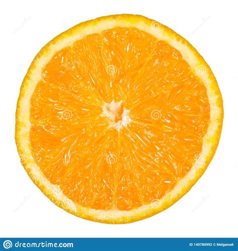 Isolated Fresh Orange With A White Background Stock Photo Image Of