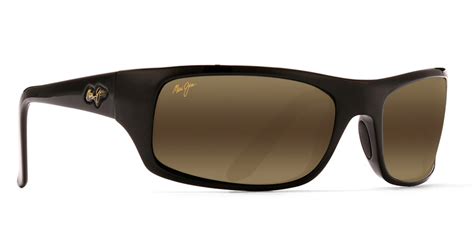 Maui Jim Peahi 202 Sunglasses Gloss Black With Neutral Grey Lenses