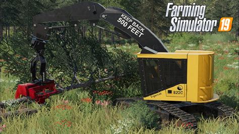Processing More And More Trees Logging Industry Farming Simulator 19