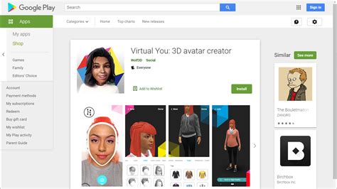 Mobile App Virtual You 3d Avatar Creator Now Available
