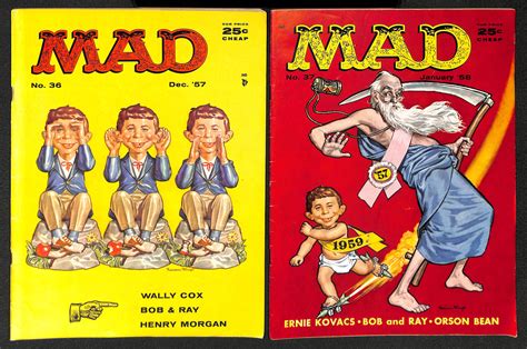 Lot Detail Lot Of 11 Mad Magazines From 1957 1958