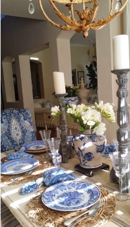 Tg Interiors Blue And White Tablescape