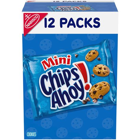 Chips Ahoy Mini Chocolate Chip Cookies 12 Snack Packs