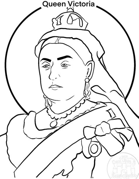 Queen Victoria Coloring Page Download Print Or Color Online For Free