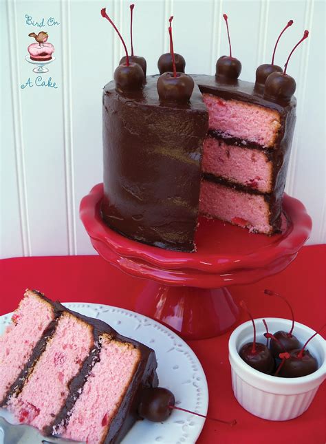To design a wonderful cake, it requires skill. Bird On A Cake: Chocolate Covered Cherry Cake