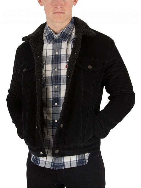Shop black sherpa jacket at neiman marcus, where you will find free shipping on the latest in fashion from top designers. Levi's Cotton Black Cord Better Type 3 Sherpa Trucker ...