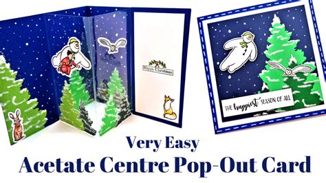 Cute Centre Pop Out Card Mixed Up Craft