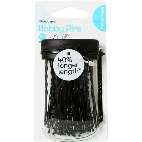 Boe Essentials Long Bobby Pins 50 Pack Big W