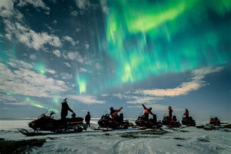 Northern Lights Adventure By Snowmobile Alta Norway